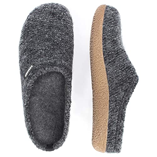 Giesswein Unisex Veitsch Lodge Slipper,Anthrazit,38 Eu (Us Men's 5 / Women's 7 M) #TOP2