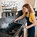 Steam Cleaner, Steamer for Cleaning, 2500W Pressurized Steam Cleaner with 1.2L Water Tank and 12 Attachments, Portable Steamer Cleaner for Home Car Kitchen Bathroom Furniture Tile Grout