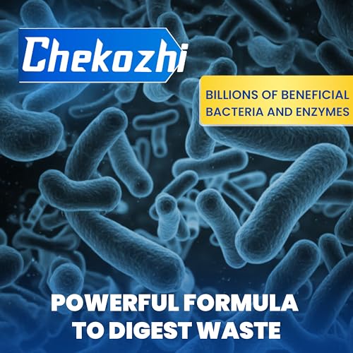 Image of natural septic tank treatment sludge dissolving odor removing bacteria cleaner (5 litre)