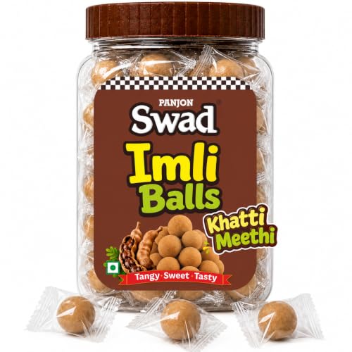 Image of Swad Khatti Meethi Imli Balls Chatpata Tamarind 220g, Pack of 1