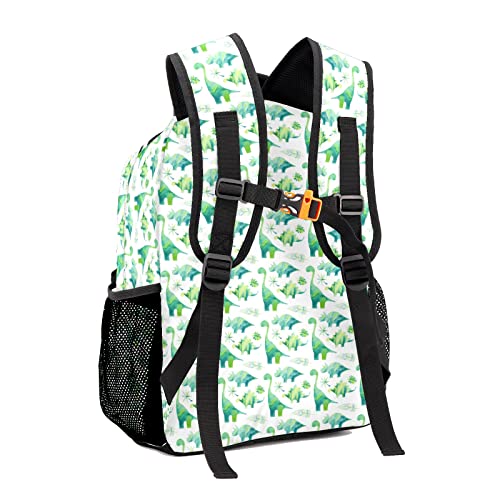Watercolor Dinosaur School Backpack School Bag for Girls Boys Children Kids3