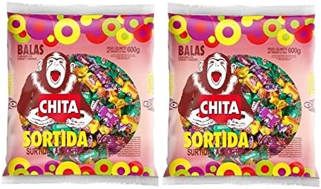Balas Sortidas 600 grs. - 2 Pack/Assorted Chewable Candies 21.16 oz. - 2 Pack._AB