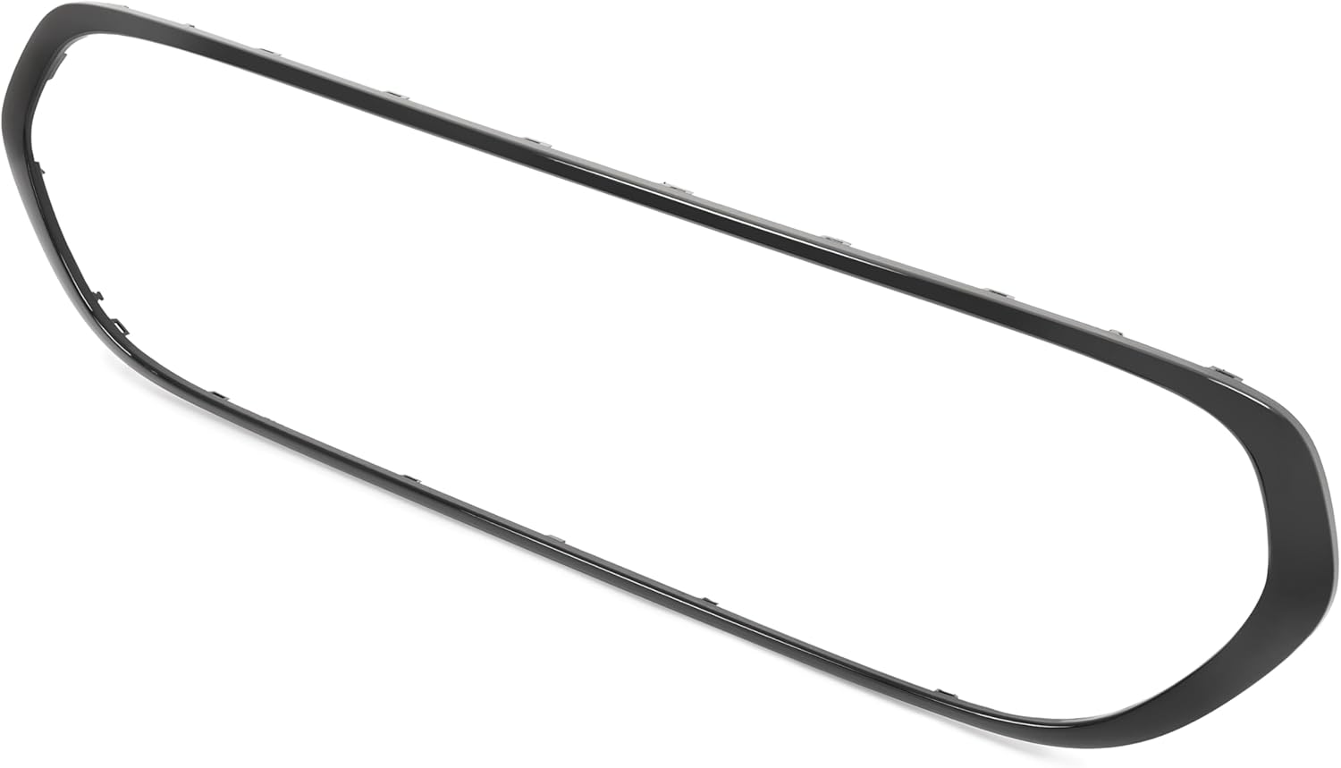 KUAFU Grille Molding Compatible with 2014-2021 BMW Mini Cooper S F55 F56 F57 Replacement for MC1202100 51137300589 MC1202101 Front Bumper Lower Grille Grill Molding Trim Grille Frame- Painted Black
