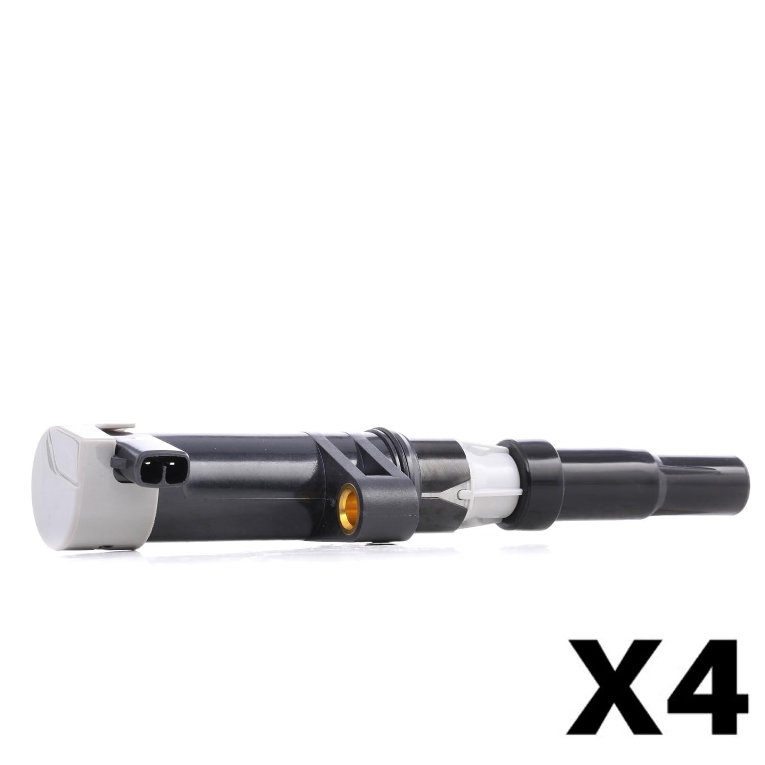 Lot de 4 Bobines d'Allumage compatibles pour Logan, Sandero, Duster, Clio, Mégane, Trafic, Scénic, Kangoo, Laguna, Vivaro, Primastar - Moteurs 1.6 et 2.0 16V OEM 0986221045 8200380267 0986221045