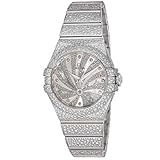 [OMEGA(オメガ)] コンステレーション ウォッチ コーアクシャル自動巻 10気圧防水 サファイアガラス ホワイトパール文字盤 123.55.31.20.55.007 レディース [並行輸入品]
