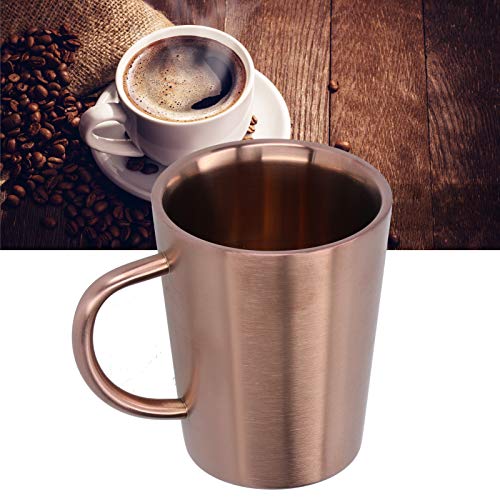 Taza de café, taza de cerveza de acero inoxidable 304 con empuñadura, vajilla de doble pared, taza de café al vacío de… - Imagen 7