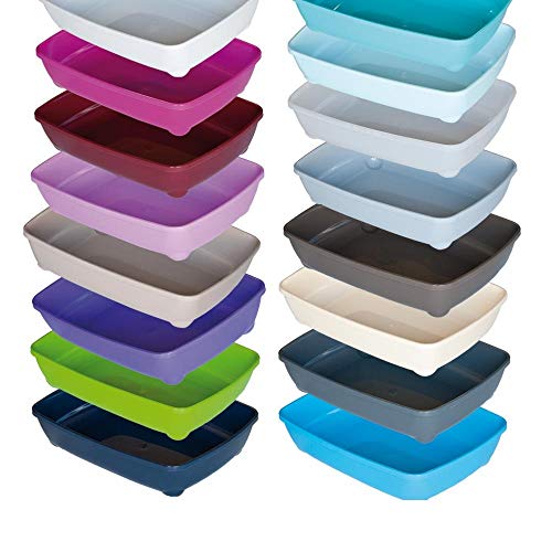 Katzentoilette Schalentoilette Katzenklo 37-57 cm XXL Sonderpreis (rund / 4-er Set, 42 cm)