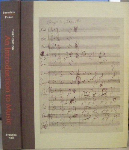 An Introduction to Music by Martin Bernstein Ma... B012YXN6OW Book Cover