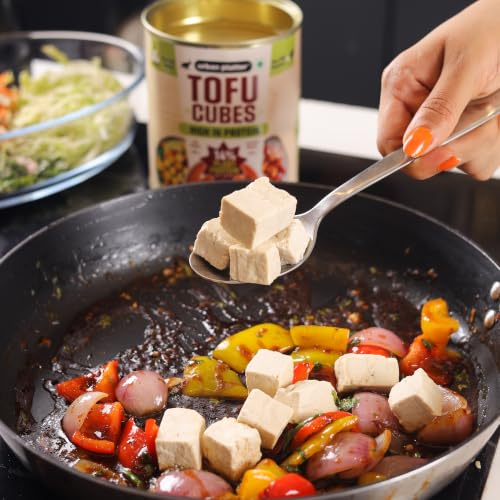 Image of Urban Platter Tofu Cubes, 800g (Drained Weight: 450g | 14% Plant Protein | Ready-to-Use for Stir-Fries, Curries, Salads & Soups)