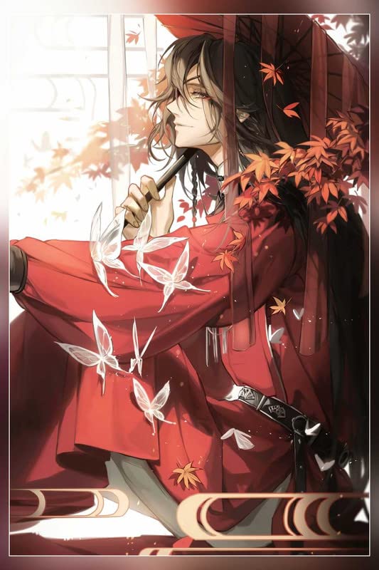 POSTERNEST Chinese Anime Tian Guan Ci Fu Mxtx Hua Cheng Poster Matte Finish Paper Print Unframed 12 x18 Inch (Multicolor) - Z721