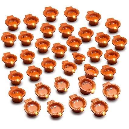 LED Water Sensor Diya, Pack of 24, Flameless Tea Light Candles for Festival & Home Decor-image-46