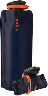 Vapur Eclipse BPA Free Durable Foldable Flexible Water Bottle with Carabiner
