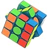 TANCH Blue Fluorescent Speed Cube 3x3x3 Glow in The Dark Luminous Magic Cube Puzzle Toy