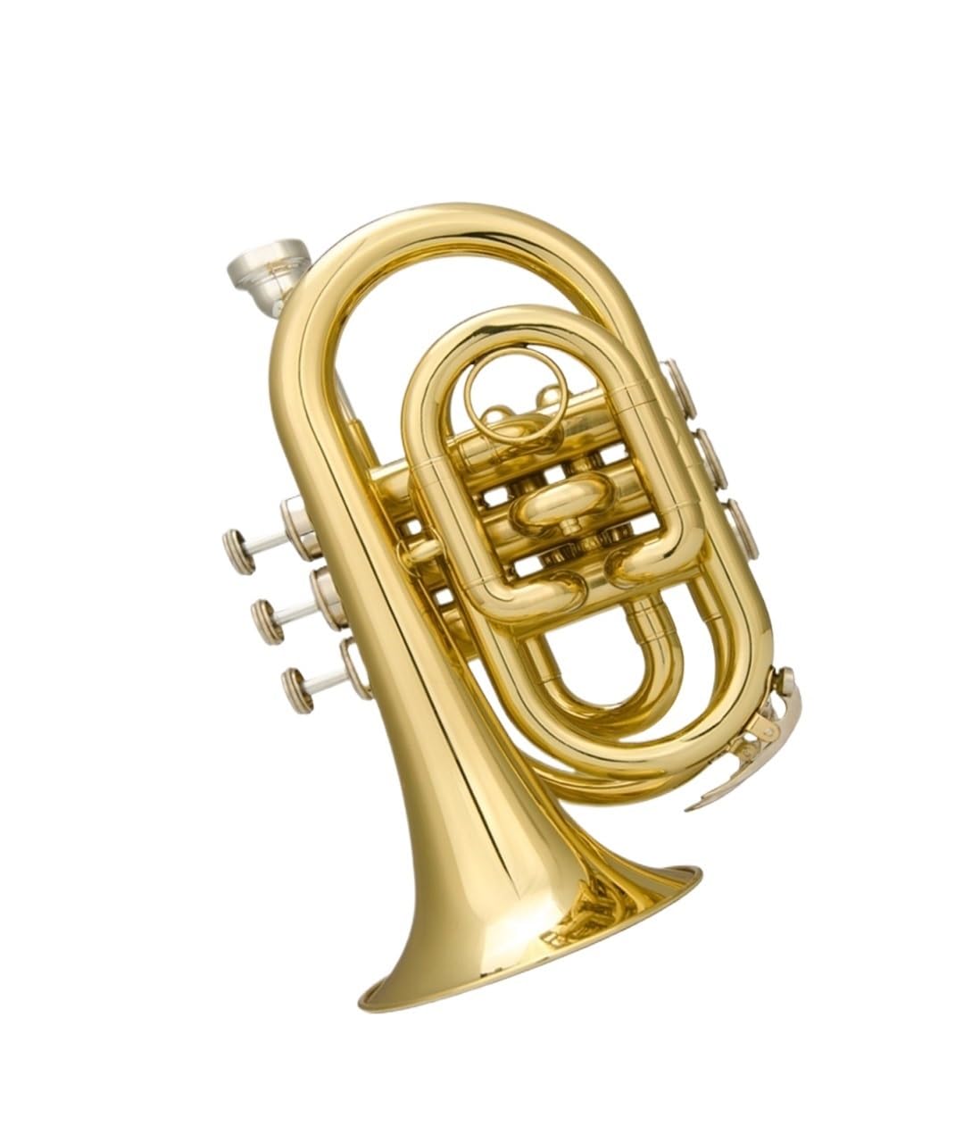 Trąbki Przenośna trąbka Palm B z płaską kieszonką na instrument dęty blaszany kornet