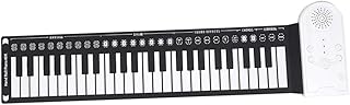 Levemolo Teclados De Enrolar Piano De Enrolar Dobrável Piano De Enrolar Dobrável Teclado De Piano De Viagem Dobrável De Silicone Piano De Enrolar Portátil Órgão Eletrônico Dobrável