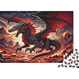 🌸【Une pièce mémorable】 : faites plaisir et défiez votre famille et vos amis en reconstituant cet incroyable puzzle de Dark dragon on fiery terrain 1000 pièces. Ramenez à la maison des heures de plaisir et de divertissement que tout le monde appréciera.
