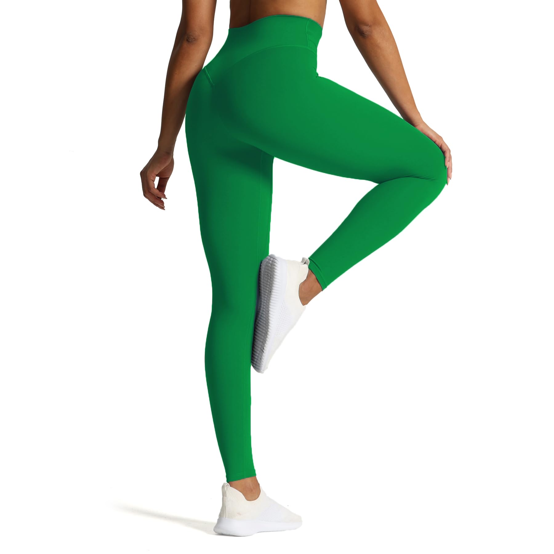 Aoxjox High Waisted Workout Leggings for Women Tummy Control Buttery Soft  Yoga Metamorph Deep V Pants 26