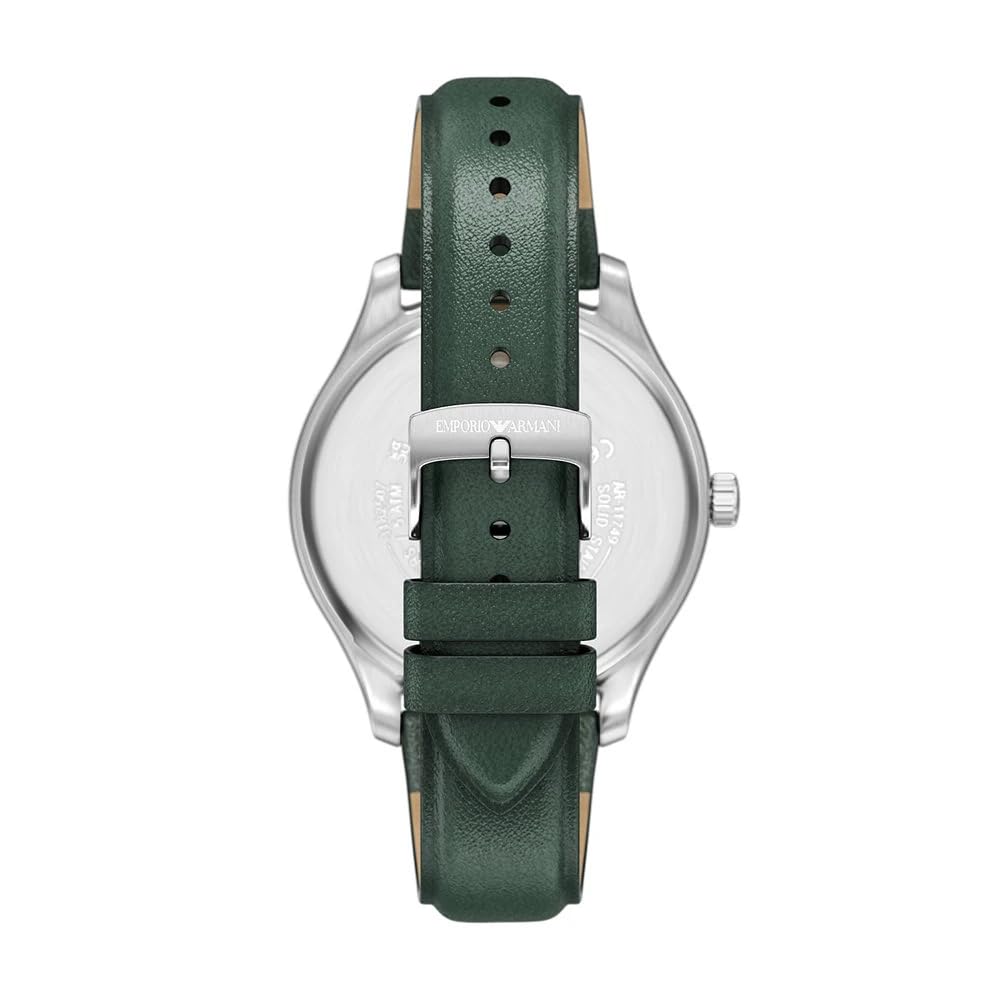Emporio Armani Uomo Orologio 41MM in acciaio inossidabile color argento, AR11749