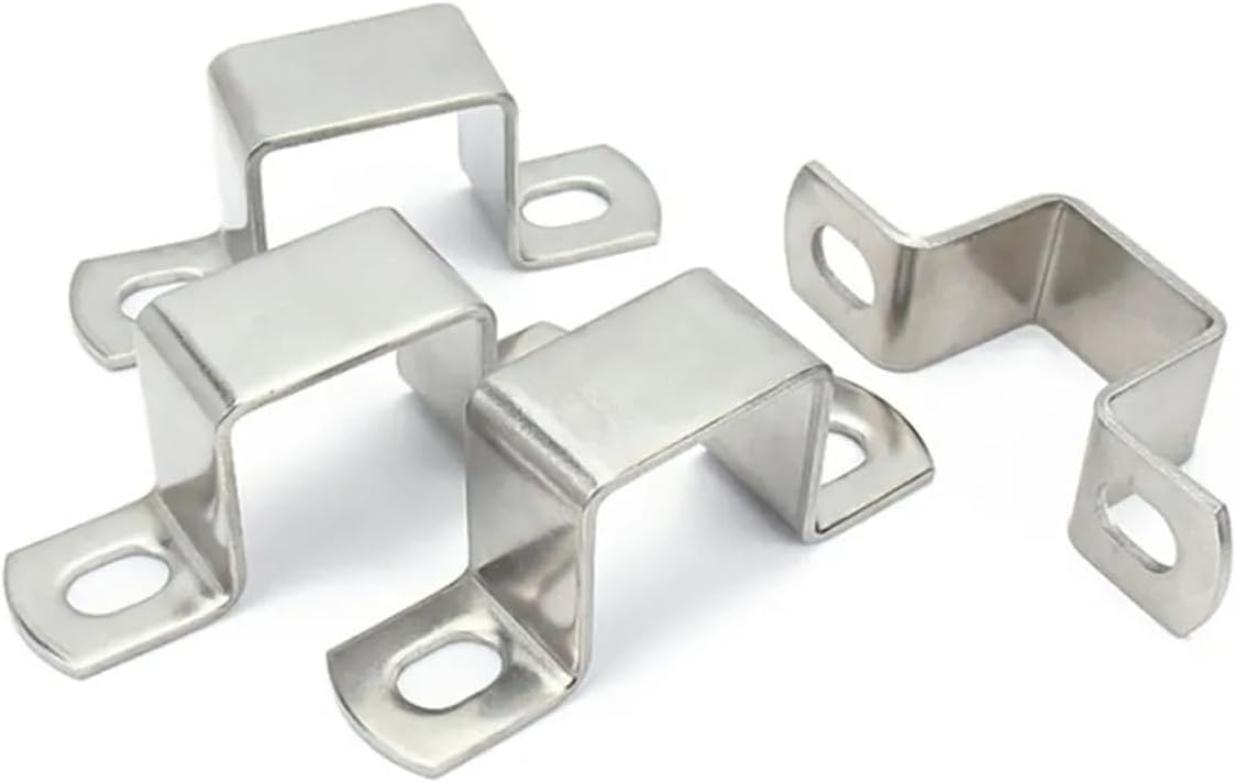 304 Stainless Steel Square Tube Clamp(2pcs 90x90)