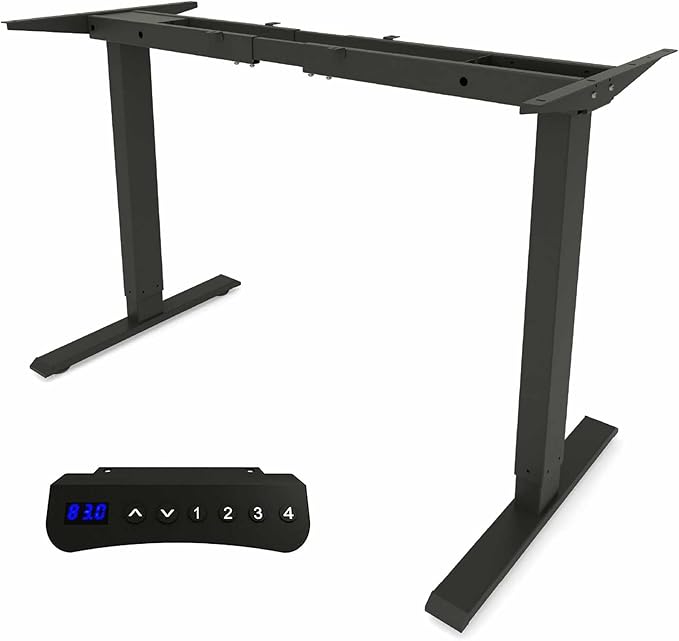 Win Up Time Dual Motor Electric Adjustable Standing Desk