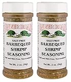 River Road Salt-Free No MSG Barbecued Shrimp Seasoning, 2 Ounce Shakers (Pack of 2)