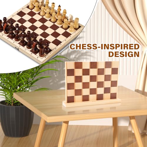 Westant 4 in A Row - Juego de Conectar 4 en Madera miniatura 3