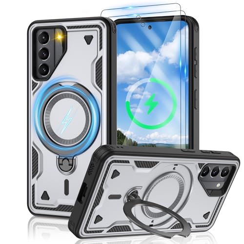 Coque Samsung S21 anti-rayures pour éviter les bris d'écran avec verre HD et MagSafe