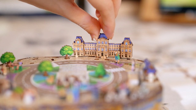 Tonecheer Music Box houten 3D-puzzel, doe-het-zelf