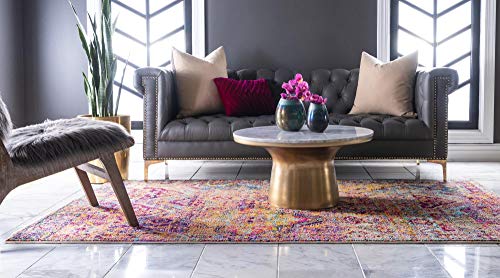 Tapete decorativo Rugs.com El Paso Collection 9 x 12 pies miniatura 4