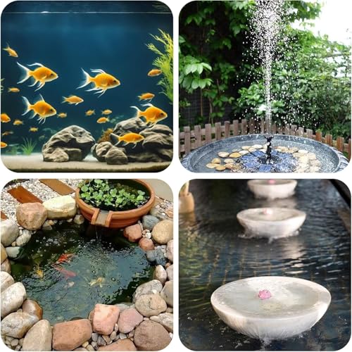 Super Idee 9 er Set Schwimmkugeln Silber mit 3 Schwimmend Lotusblätter für Miniteich Terrassenteich Zinkwannen Solarbrunnen Garten Balkon Teiche Deko Teichkugeln Metallkugeln Gartenkugeln Dekokugeln