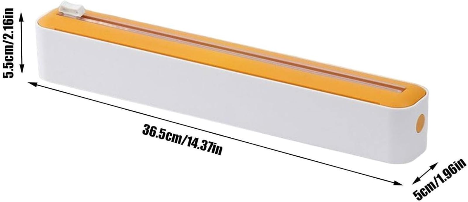 Distributeur De Film, Rangement Papier Alu Et Film Alimentaire, Boîte De Découpe De Film Alimentaire, Distributeur De Film Alimentaire avec Cutter, Dérouleur Film Alimentaire pour Cuisine