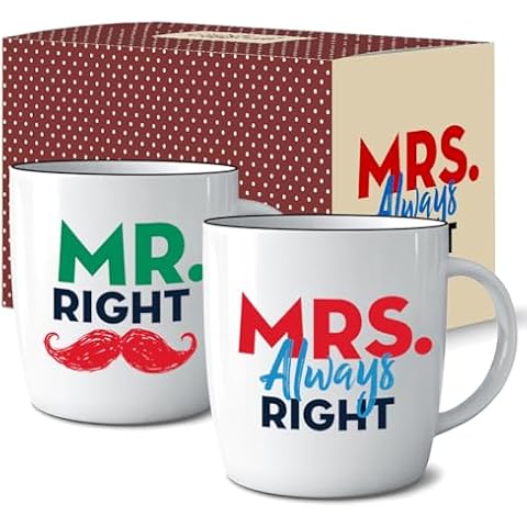 Couples Coffee Mugs Gift Set Cover