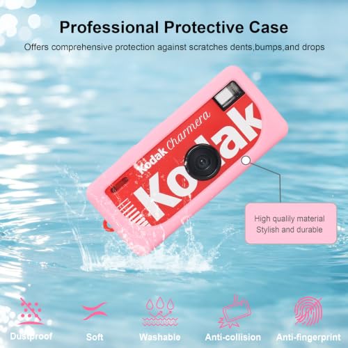 Étui silicone Kodak CHARMERA rose souple - 5