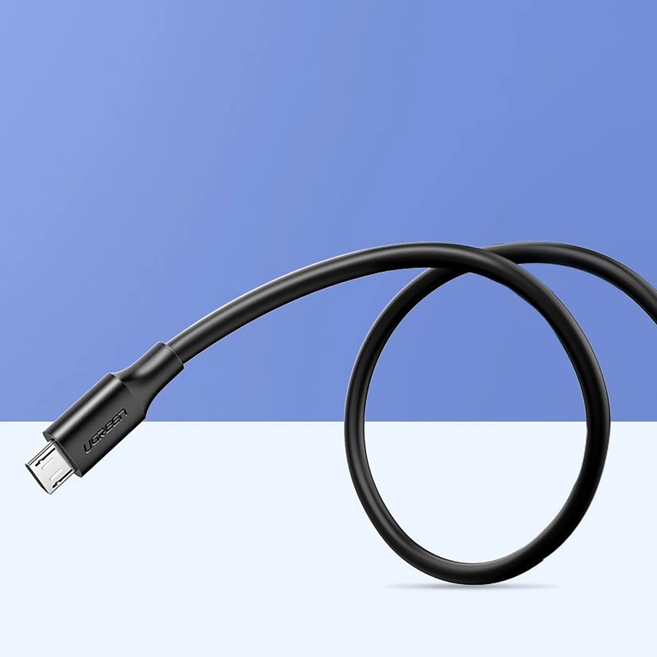 UGREEN 2.0 A USB-A & Micro USB Data ve Şarj Kablosu, 50 Santimetre, Siyah, ACBUGN60135
