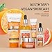 Vitamin C Skin Care Set Moisturizing Hyaluronic Acid Skin Care Kit,Face Cream,Face Serum,Eye Cream, Toner For Hydrating Skin, Anti-Aging Skin,5PCS For Women Beauty Set Gift Set