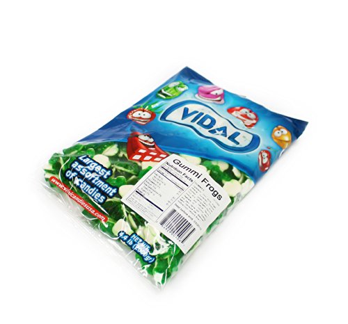 Vidal Gummi Green Frogs 4.4 libras miniatura 1