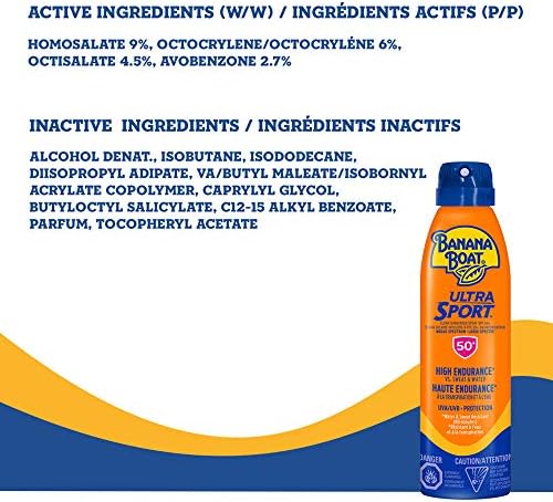 Banana Boat Ultra Sport Sunscreen Spray, SPF 50+ Broad Spectrum | Spray Sunscreen | Sweat and Water Resistant |Non-Greasy, Sport Sunscreen, Lightweight, and Breathable | 170g - View 6