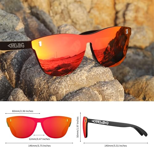 ROCKNIGHT HD Polarized UV400 Protection Anti Glare Sunglasses TR90 Frame Lightweight Beach Driving3
