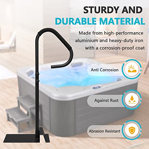 Zelen Hot Tub Handrail Safety Spa Side Handrail thumb #4