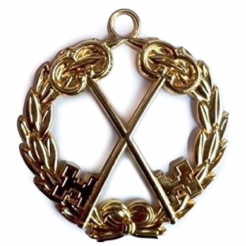 Bricks Masons Masonic Regalia Grand Lodge Jewel - Treasurer