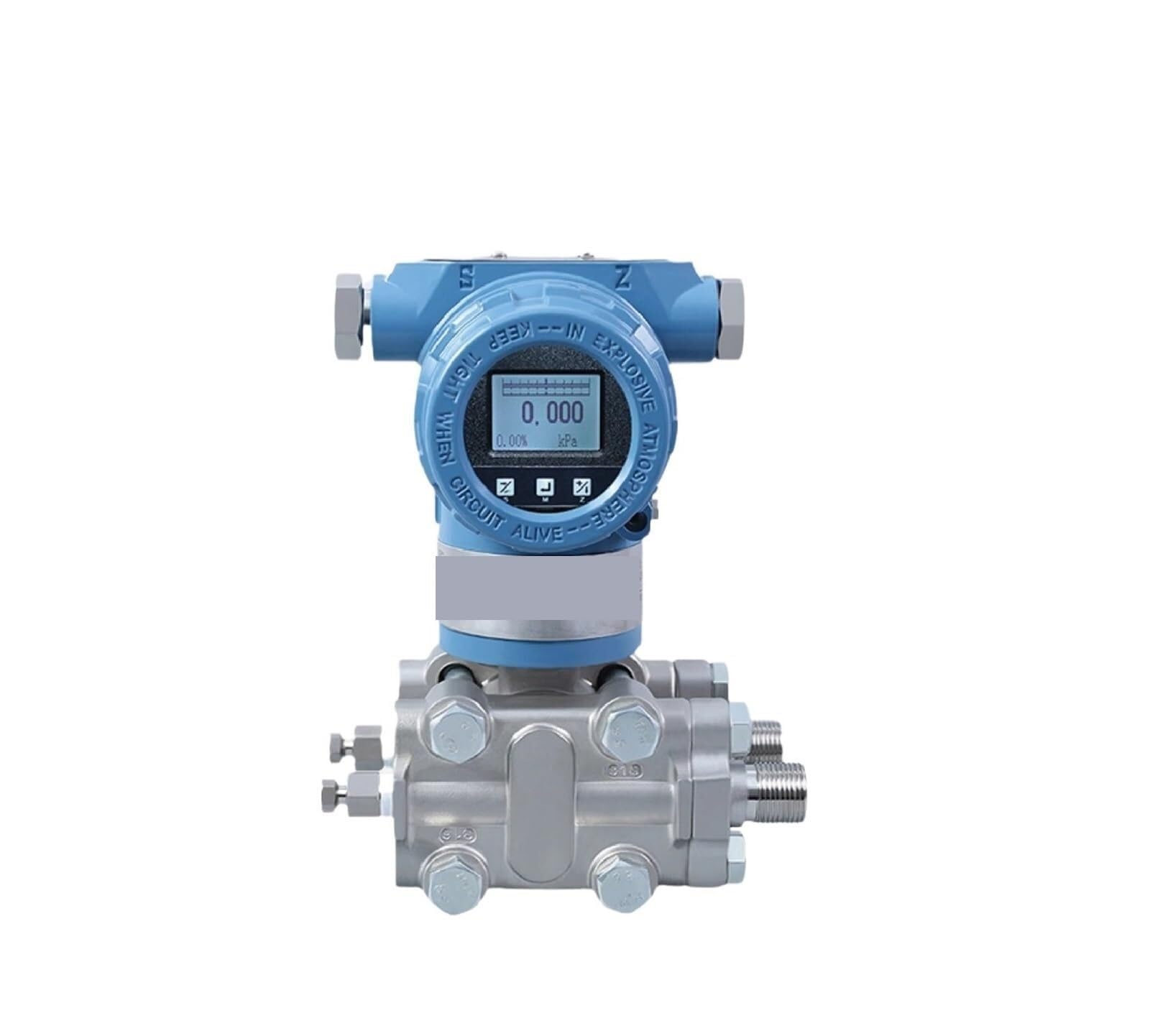 Amrttwy 500Kpa Pressure Transmitter, Pressure Transmitters Differential Transmitter With Explosion-Proof Digital Sensor For Industrial Automation(500Kpa)