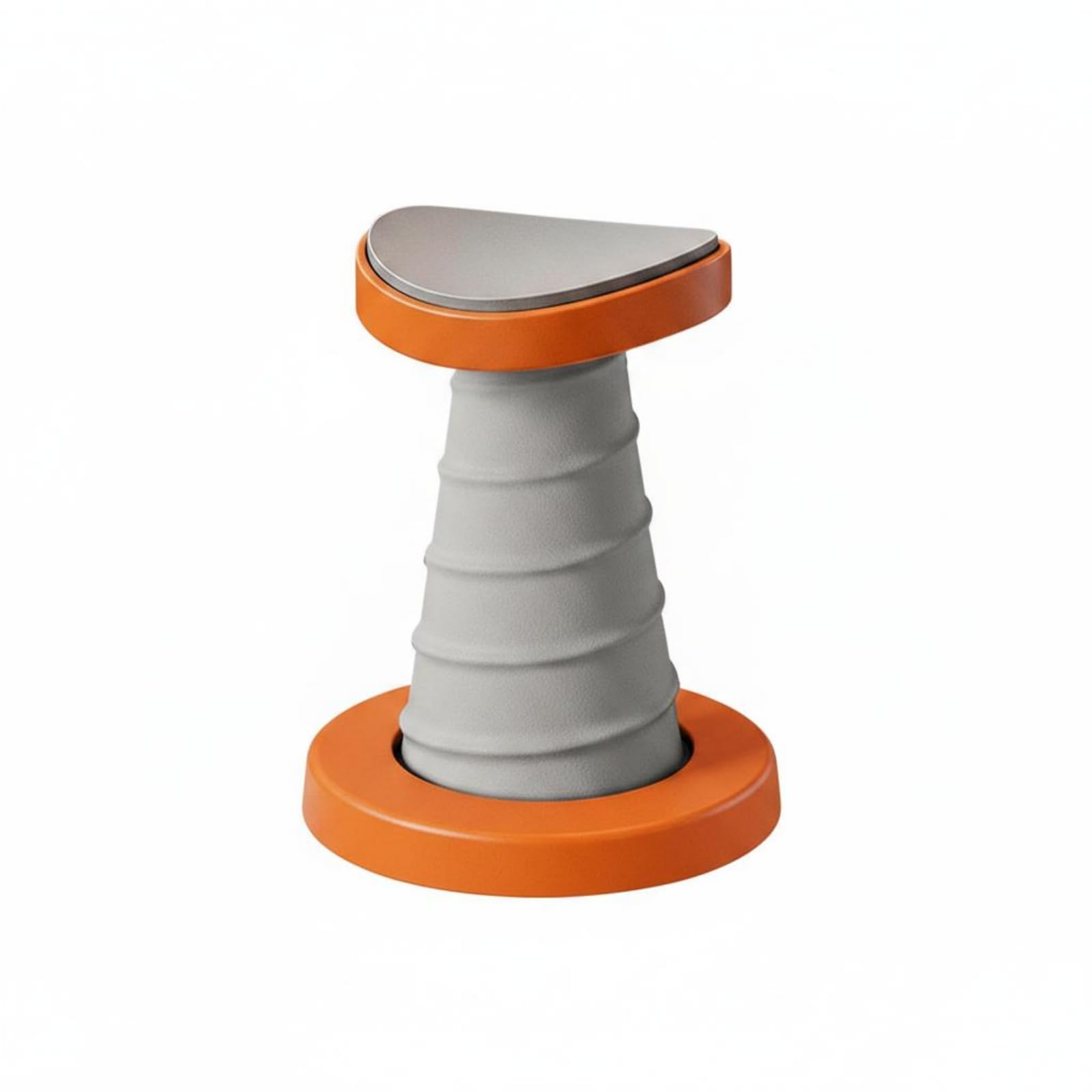 Ribbed Push-up Assistant Two-Tone Push-up Support Wide Base Floor Exercise Stand Circular Platform, Orange-image-33