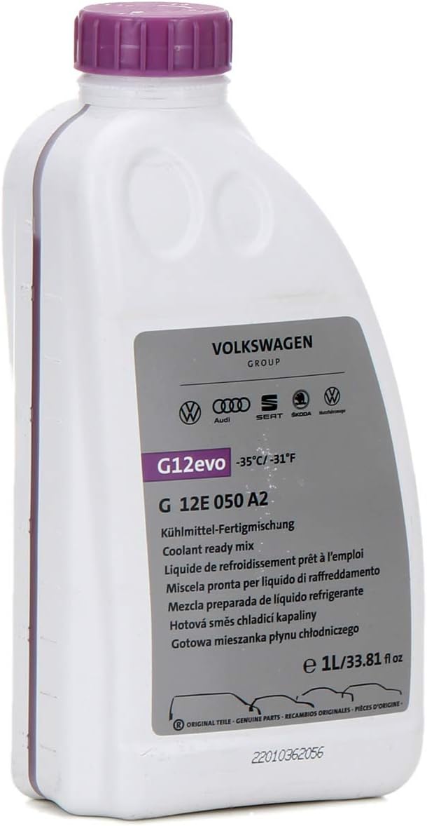 Volkswagen G12E050A2 Coolant G12evo Coolant Ready Mix, 1 Litre Amazon