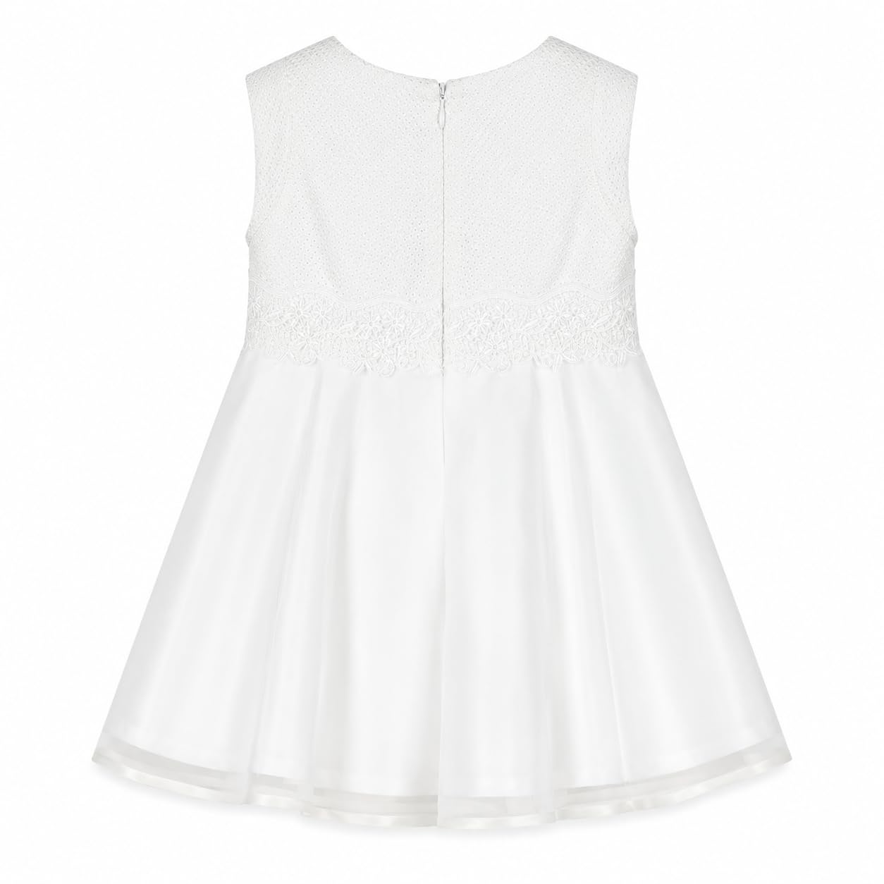Mayoral Vestito Bambina Elegante Cerimonia, Abito con Gonna in Tulle, per Matrimonio Comunione Battesimo e Occasioni Speciali