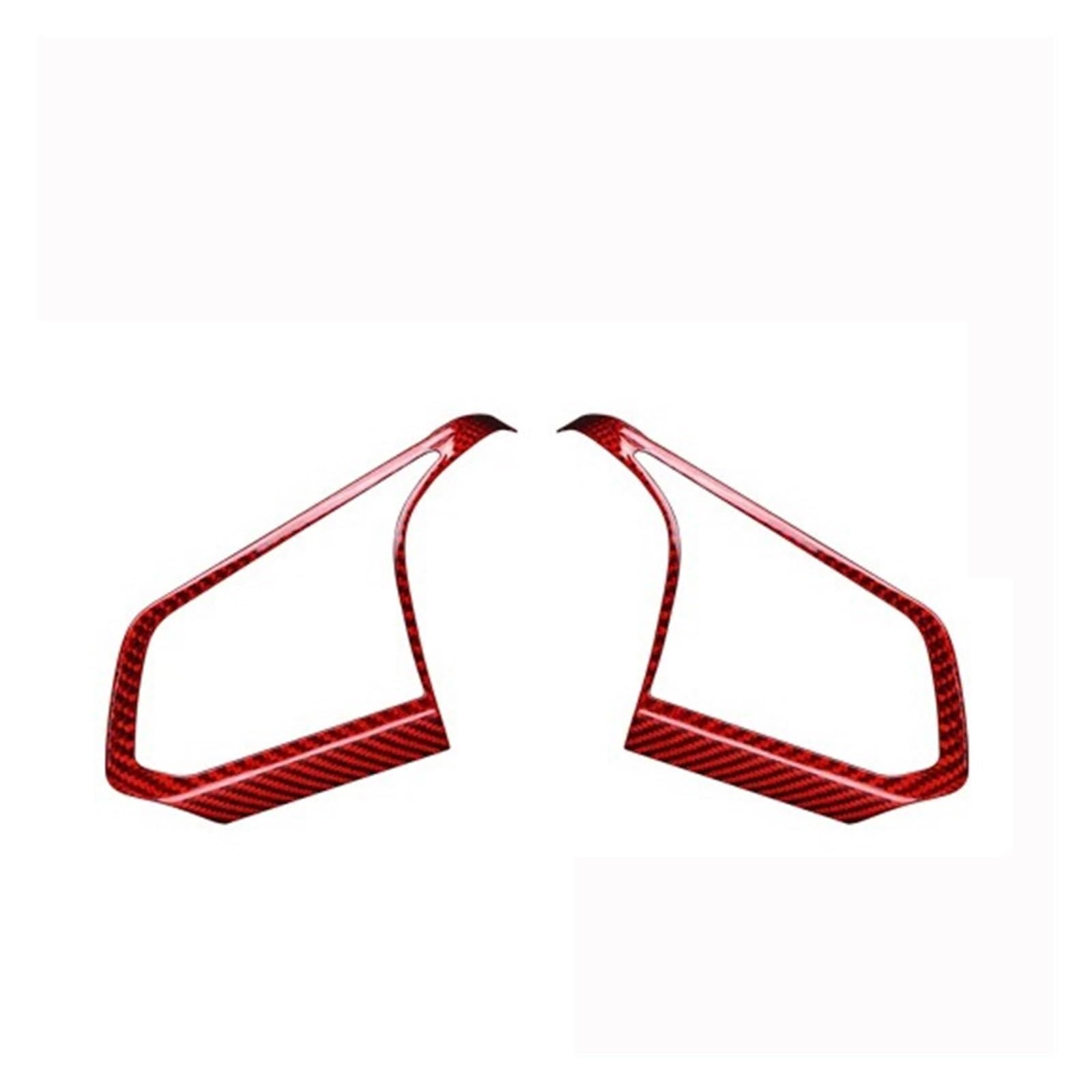 Car Trim Interior for Chevrolet for Corvette C8 2020-2023 Accessories Sticker Hard Carbon Fiber Steering Wheel Button Cover Interior Mouldings(J)
