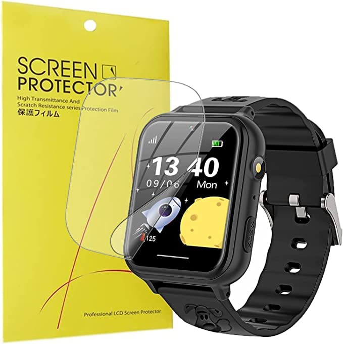 Blueshaweu Compatible for TORRYZA Kids Smartwatch A2 Screen Protector, [6 Pack] Full Coverage TPU Clear Film Compatible with TORRYZA A2 Kids Smartwatch 1.54 inch