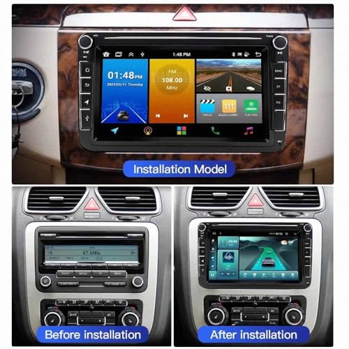 Radio coche 2 DIN GPS para Seat Altea Leon y Volkswagen con Mirror Link 2