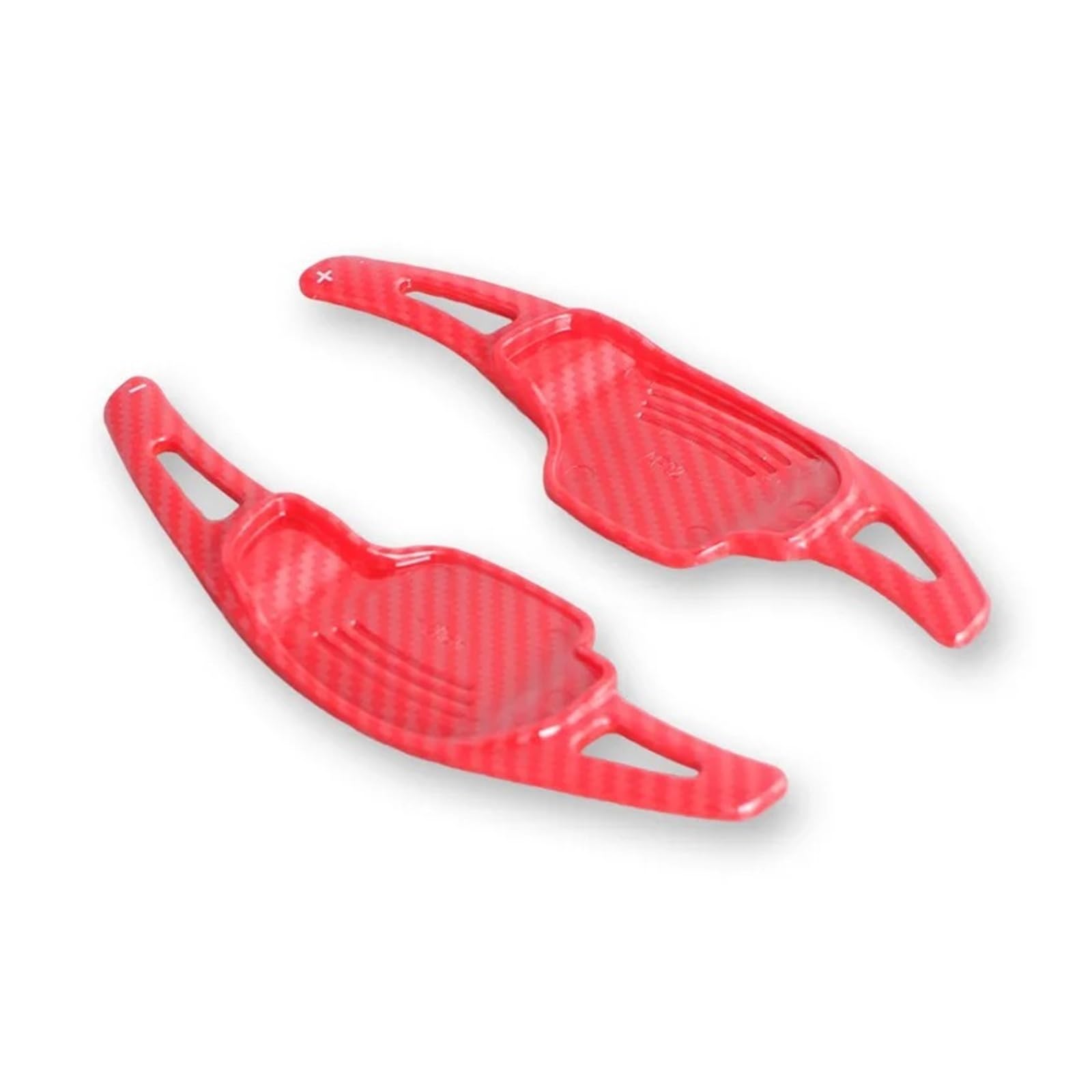 Plmnhss Carbon Red Car Steering Wheel Shift Paddle Blade For Cadillac For Ct6 For Xt5 16-19 Abs Steering Wheel Shift Paddles Auto Parts