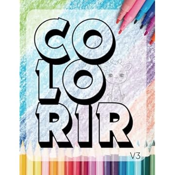 Capa do livro COLORIR INFANTIL: Animais (Portuguese Edition)