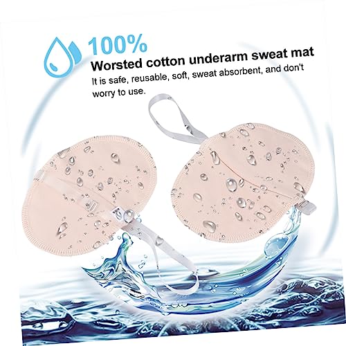 FRCOLOR 2 Pares De Escova De Tecido Almofadas De Proteção Contra Suor Almofadas De Algodão Almofadas